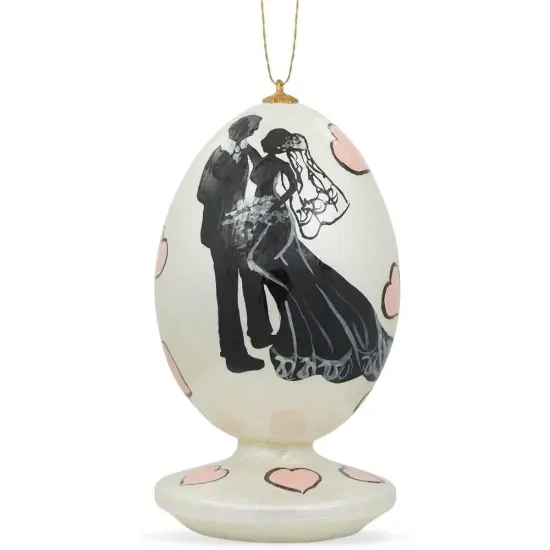 Our Wedding Night Dance Wooden Christmas Ornament {1}