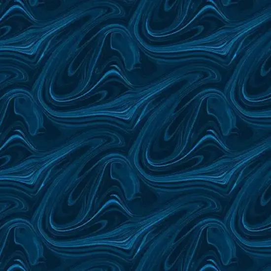 Blue Navy Marble Virtuoso Cotton 44"/45" Fabric Per Yard {1}