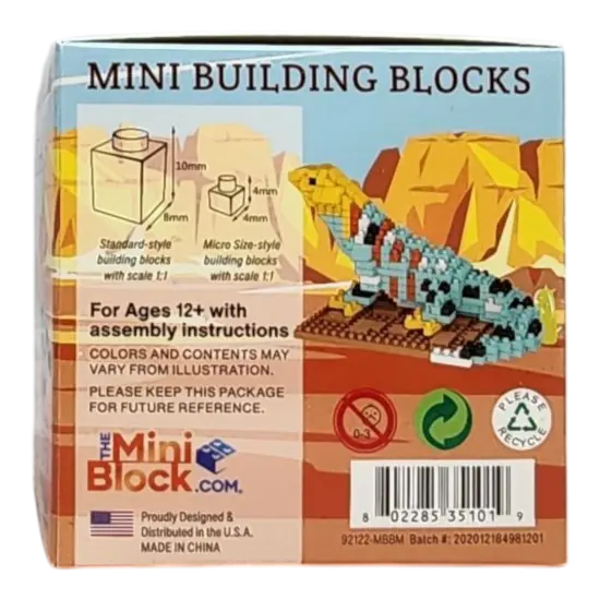 Mini Building Blocks - Collared Lizard {4}