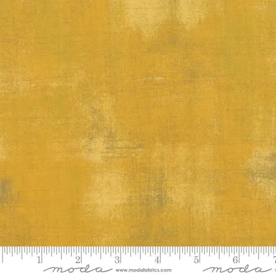 Yellow Grunge Basics Mustard 44"/45" Per Yard {1}