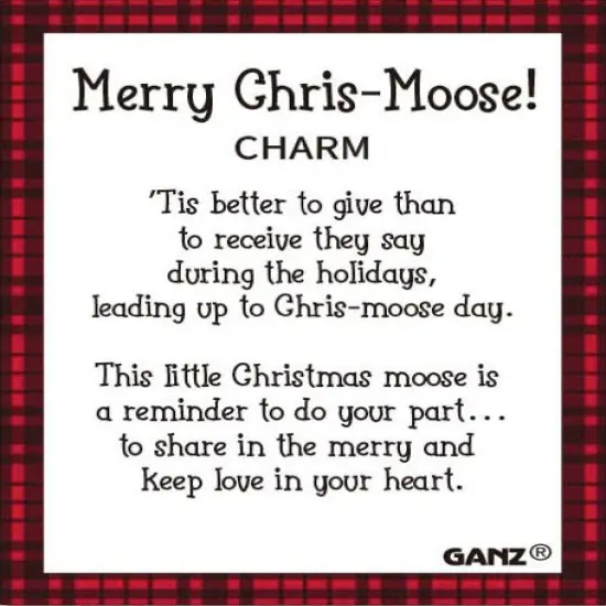 Merry Chris-Moose!Pocket Charm {2}