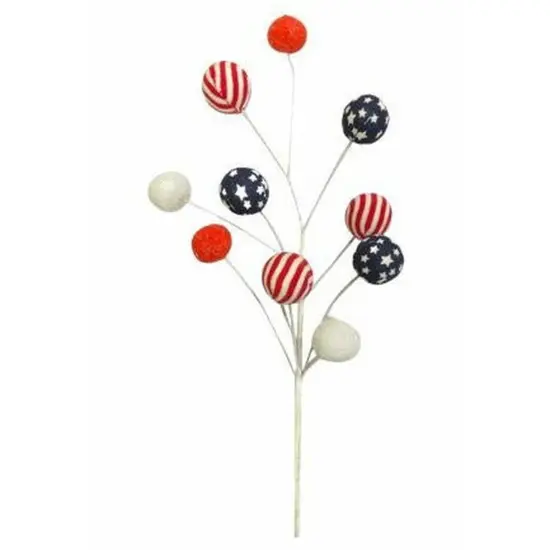 26" Stars & Stripe Ball Spray: RWB {3}