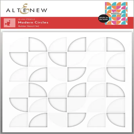 Modern Circles Builder Stencil Set (3 in 1) {1}