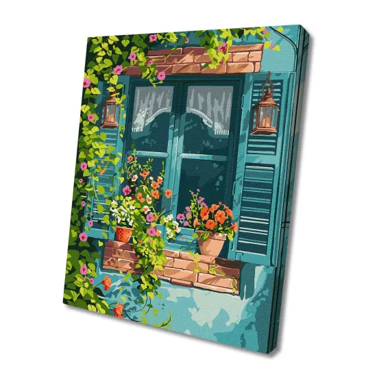 Painting by Numbers kit A house in the garden KHO6348 {1}