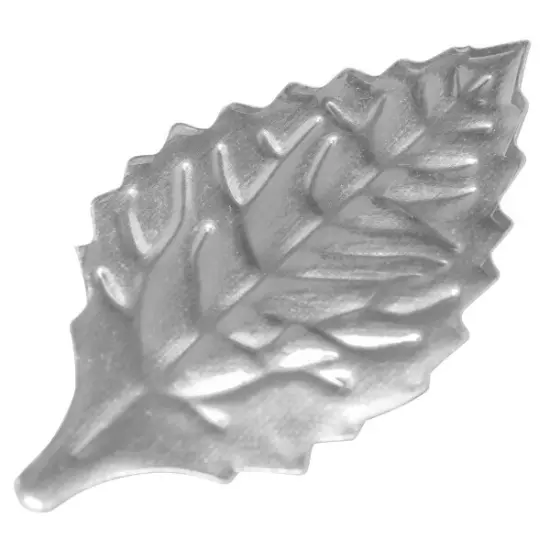 Silver Rose Leaves 2.13" Foil Leaves 144ct {1}