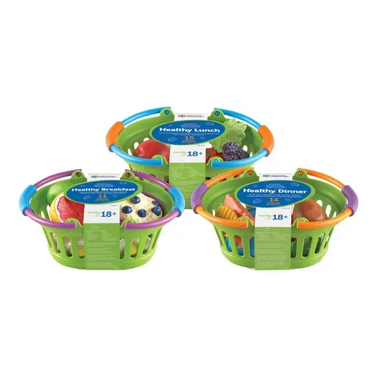 Learning Resources New Sprouts&reg; Healthy Meals Baskets - Set of 3 {4}