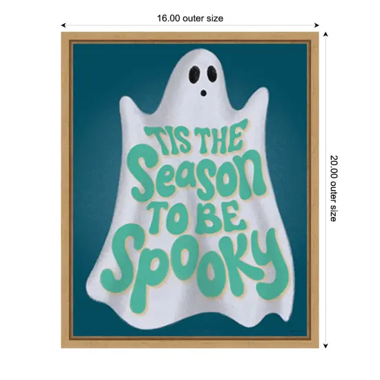 Hometown Halloween VII by Softshell Studio Framed Canvas Wall Art {1}
