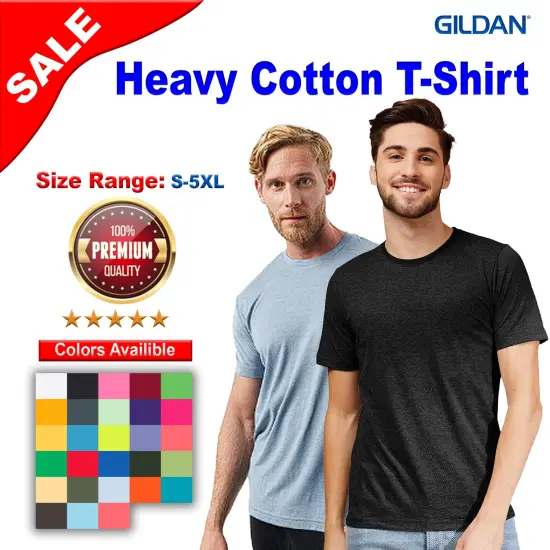 Gildan&reg; Heavy Cotton Crewneck Short Sleeve T-Shirt Ant Jade Dome {3}