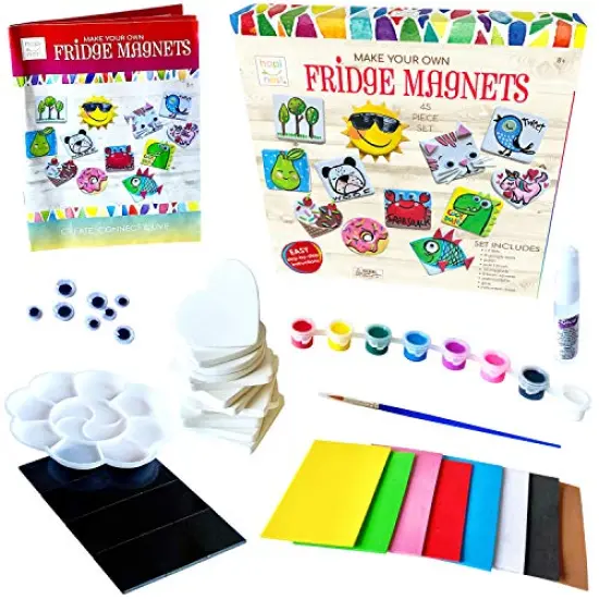 DIY Mini Tile Fridge Magnet Arts and Crafts Kit Gifts for Kids Girls Boys Ages 8 9 10 11 12 13 Teen Years and Up {6}