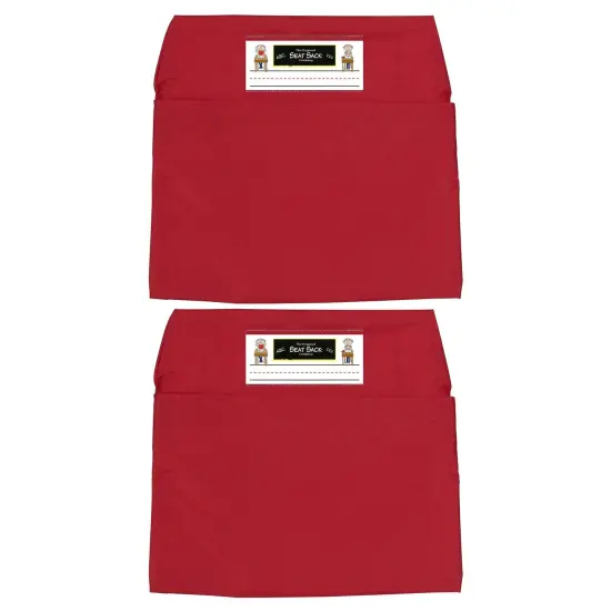 Seat Sack, Medium, 15 inch, Chair Pocket, Red, Pack of 2 {1}