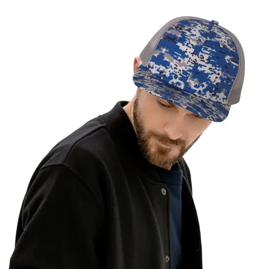 Richardson&reg; Printed Trucker Cap Digital Camo Green {5}