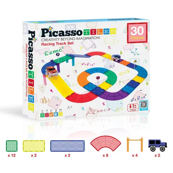 Race Track Building Blocks, 30-Piece Set {6}