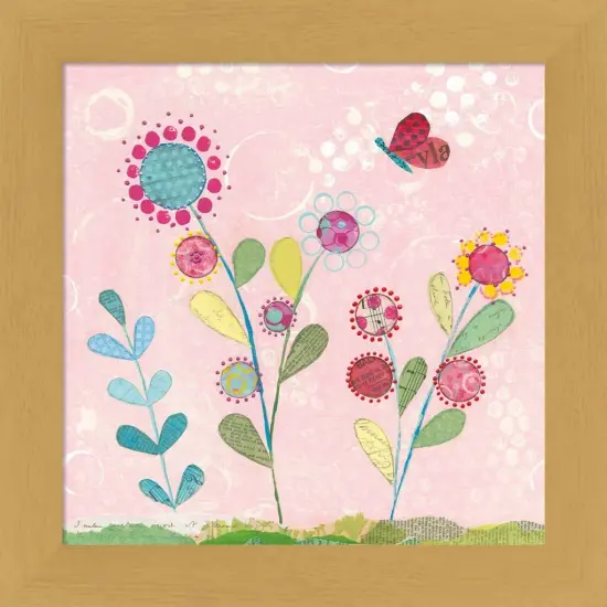 Pattys Garden IV by Courtney Prahl 13" x 13" Framed Wall Art {1}