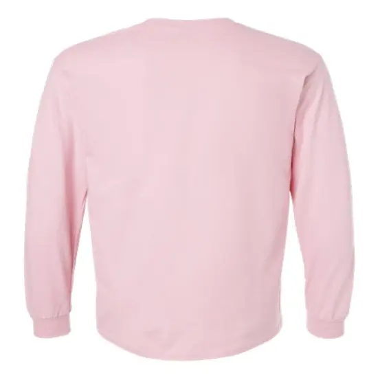 Gildan&reg; Ultra Cotton Long Sleeve T-Shirt Light Pink {2}