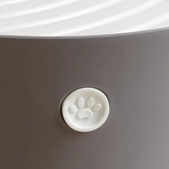 IRIS USA Large Stylish Round Top Entry Cat Litter Box with Scoop {4}