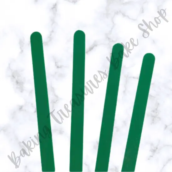 Acrylic Popsicle Sticks- Dark Green {1}