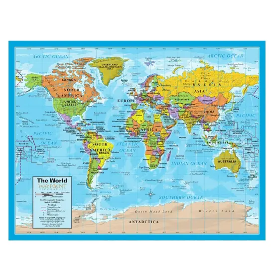 World/USA Laminated Notebook Maps, 32 Count {2}