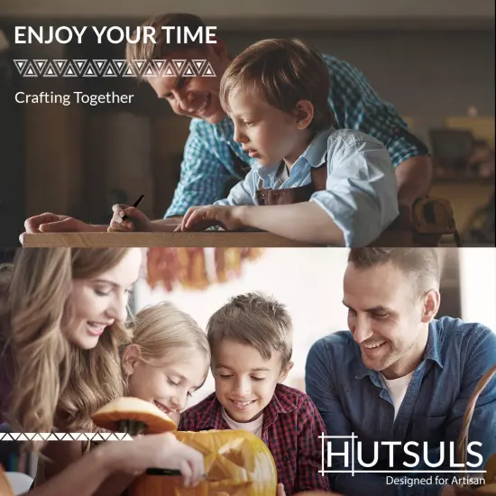 Wood Carving Tools Set - Easy to Use 12 Pieces Mini Wood Chisel Beginner Wood Carving Kit for Adults & Kids Carving Kit Gift {3}