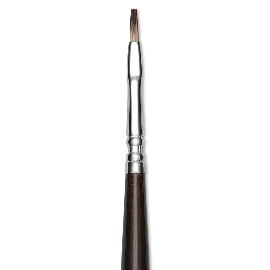 Escoda Vintage Synthetic Brush - Bright, LongHandle, Size 1 {1}