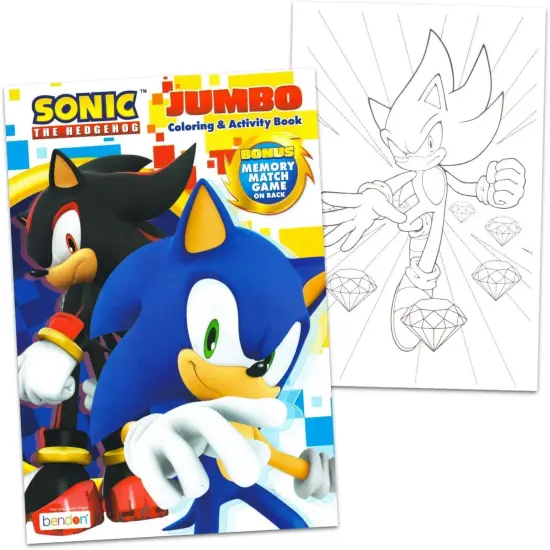 Sonic the Hedgehog Coloring Book for Kids {2}