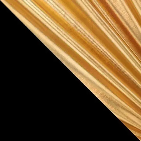 Electric Foiled Spandex Fabric Gold/Gold {3}