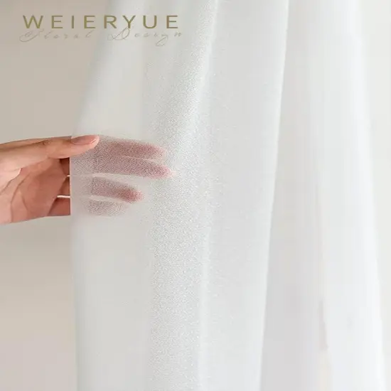 Pack of 3,2Pcs Artificial Flower Arch Decor,1Pcs Sheer Drape for Wedding Ceremony Arbor {6}