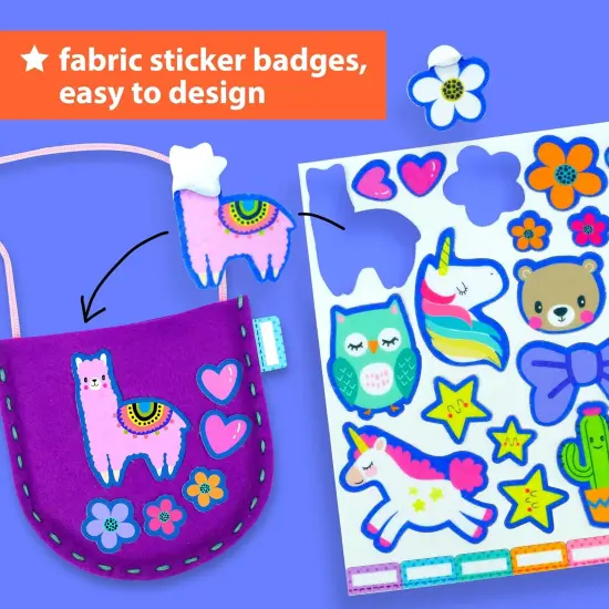 My First Sewing Bag Kit Arts & Crafts for Beginner Kids {5}