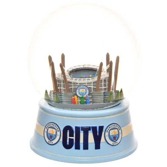 Tree Buddees x Manchester City F.C. Official Etihad Stadium Snowglobe Limited Edition Snow Globe Collectable {1}