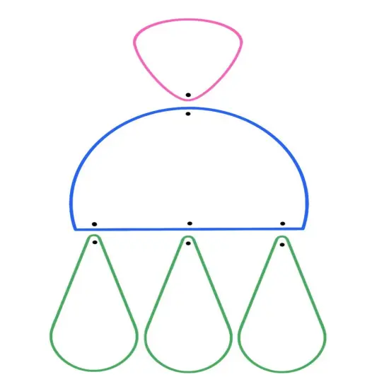 Trio Half Circle Drop Statement Clay Cutter Set {3}