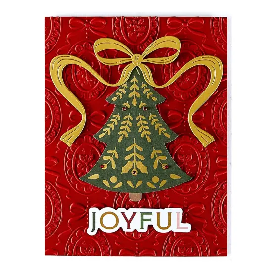 Spellbinders 3D Embossing Folder From Merry Moments-Christmas Cameos {4}