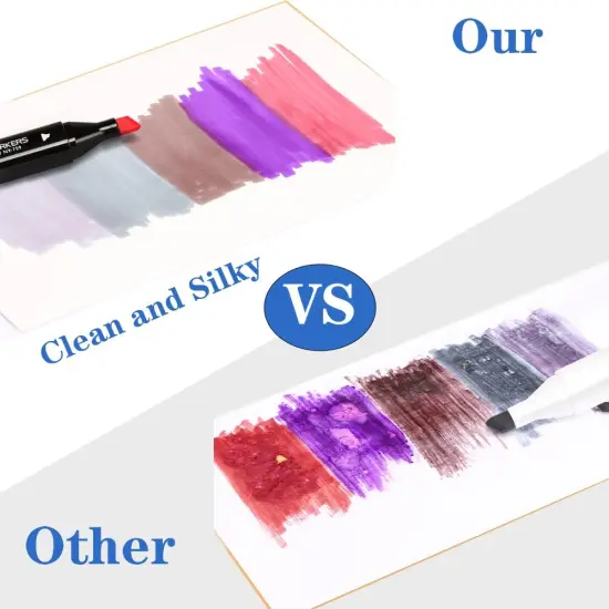 120P Alcohol Markers Brush Dual Tip Sketch Marker {3}