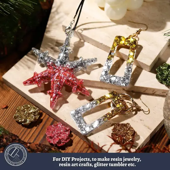 Silver Chunky Glitter {3}