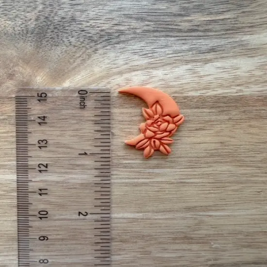 Half Moon Roses Clay Cutter {4}