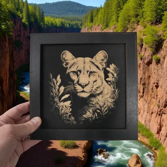 Framed Art - CUSTOM - Panther {3}