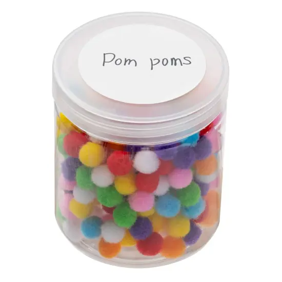 8 oz Storage Containers with Lids for Slime, Plastic Containers for DIY Crafts Storage (10 Pack) {4}