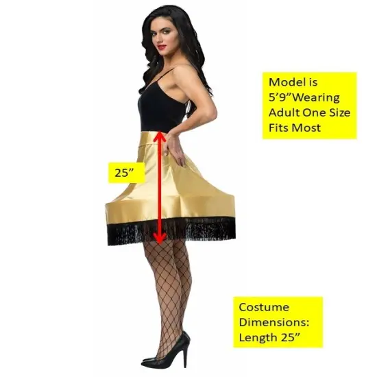 Christmas Lamp Skirt Costume, Women's Sizes 4-8 & 14-16 {3}