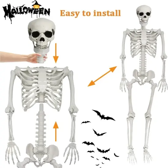 Halloween Skeletons - 1Pcs 5.9ft {3}