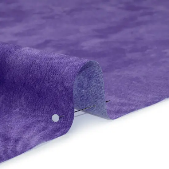 1 Yard Crocus Purple Quilting Cotton 44" Wide Fresco Texture Abstract Fabric for Sewing & Crafts {2}