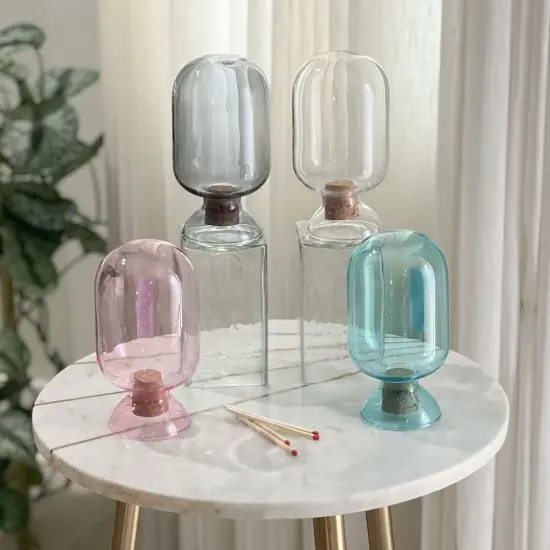 Large Luxury Matches in a Bottle Clear {2}