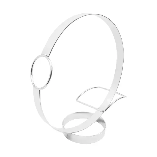 Metal Wine Stand Silver {1}