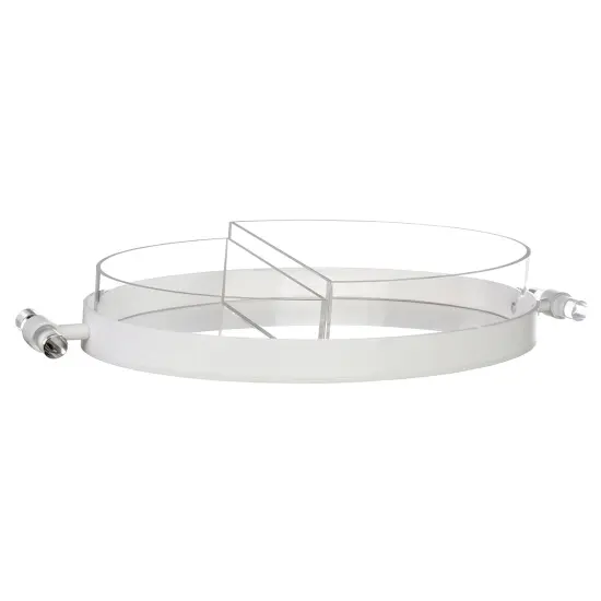 Lucite Oval 2-Piece Dish {1}