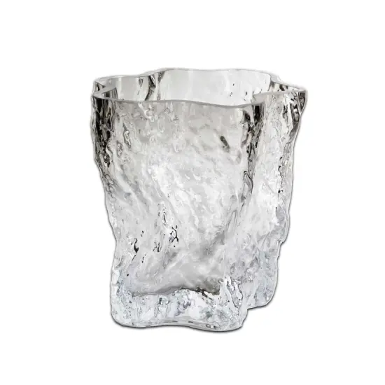Elegant Wide Vase Clear {2}