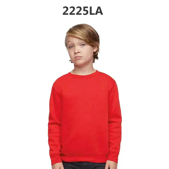 LAT&reg; Youth Elevated Fleece Crew RED {3}