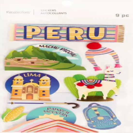 Recollections Peru Dimensional Stickers {1}