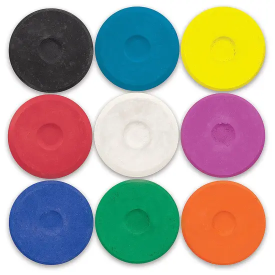 Blick Tempera Cakes - Set of 9, Assorted Color Refill {2}