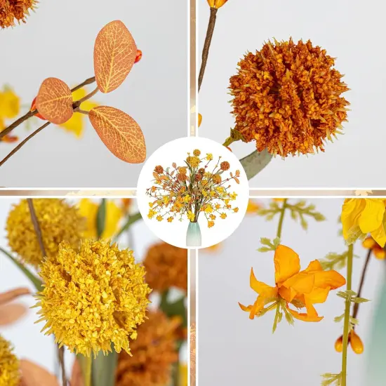 10 Pack Fall Flowers - Dandelion and Berries {5}