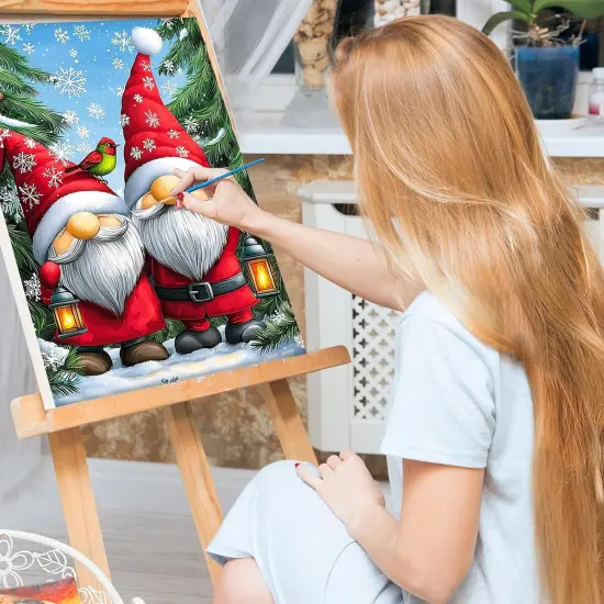 Christmas Paint by Numbers for Adults Beginners Framed {2}