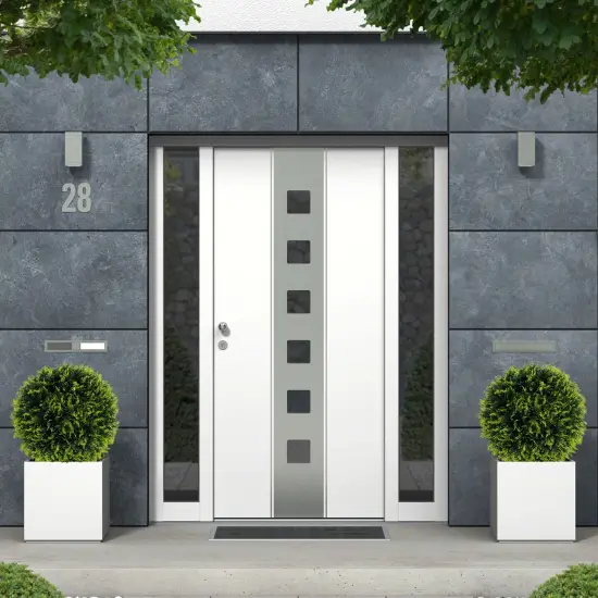 Costway 2 PCS 18"/20" Artificial Cedar Topiary Balls Sun-protective Round Greenery Bushes {8}