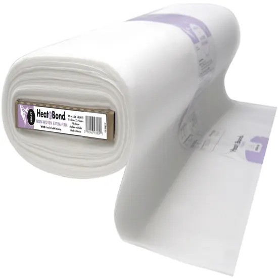 HeatnBond Non-Woven Craft Fusible Extra Firm Bolt-White 45"X25yd {1}