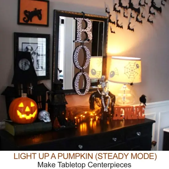 2-Pack Halloween Pumpkin Lights {3}